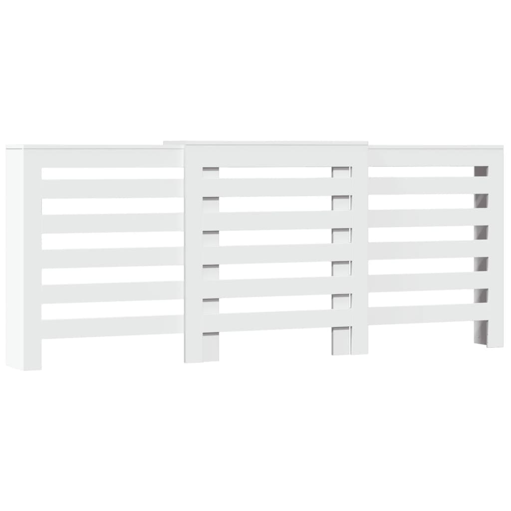 Cobertura de radiador 205x21,5x83,5 cm derivados madeira branco