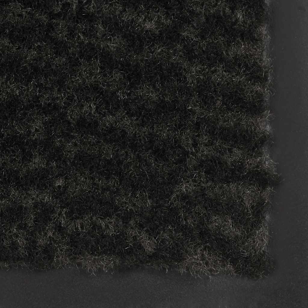 Tapete controlo de pó retangular tufado 120x180 cm preto