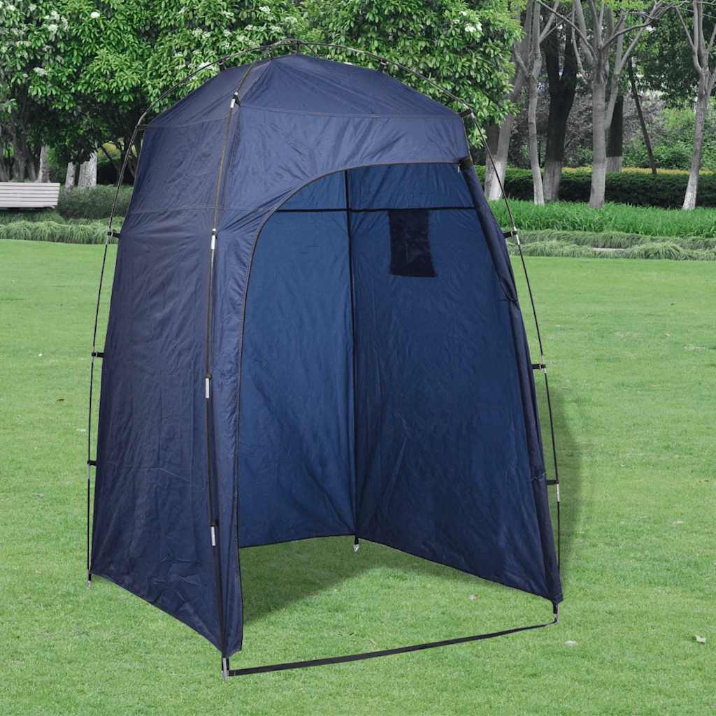 Tenda wc/chuveiro/vestiário, azul