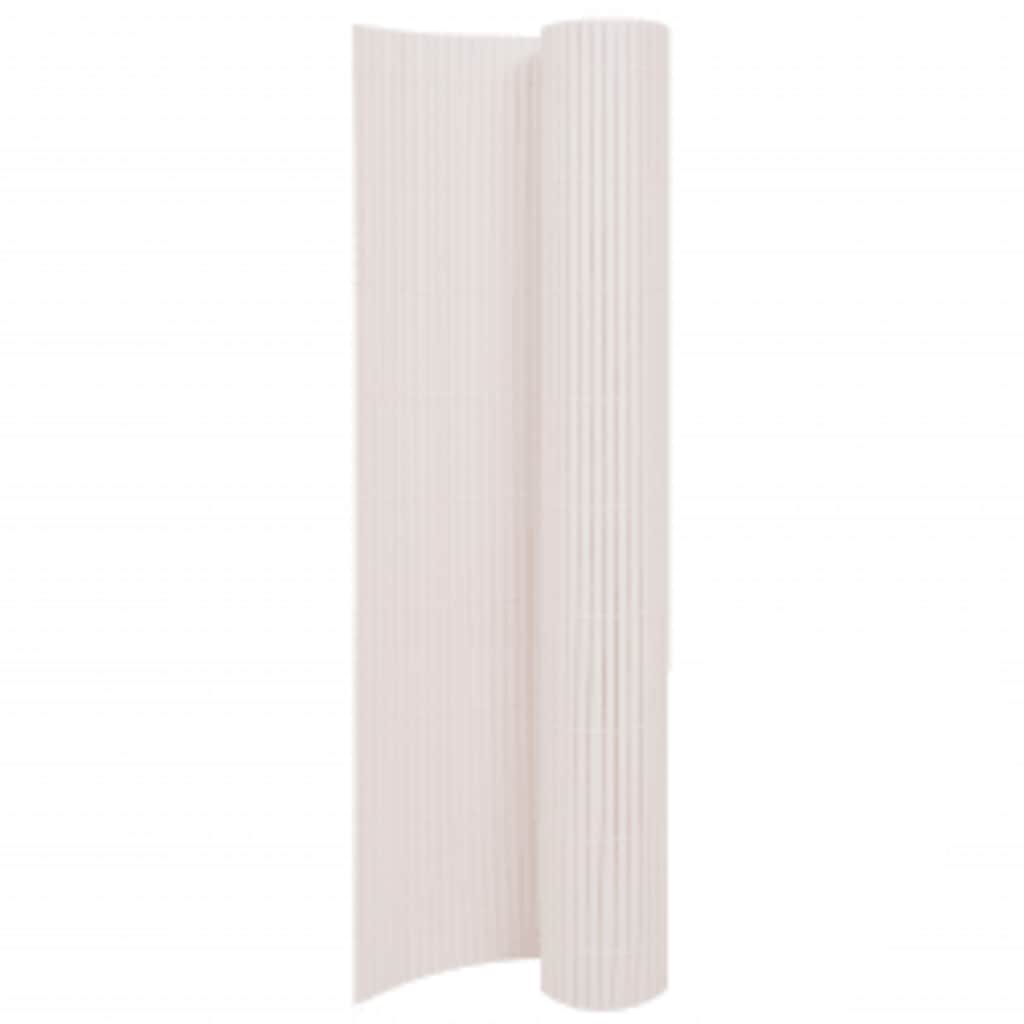 Cerca de jardim dupla face 110x500 cm branco