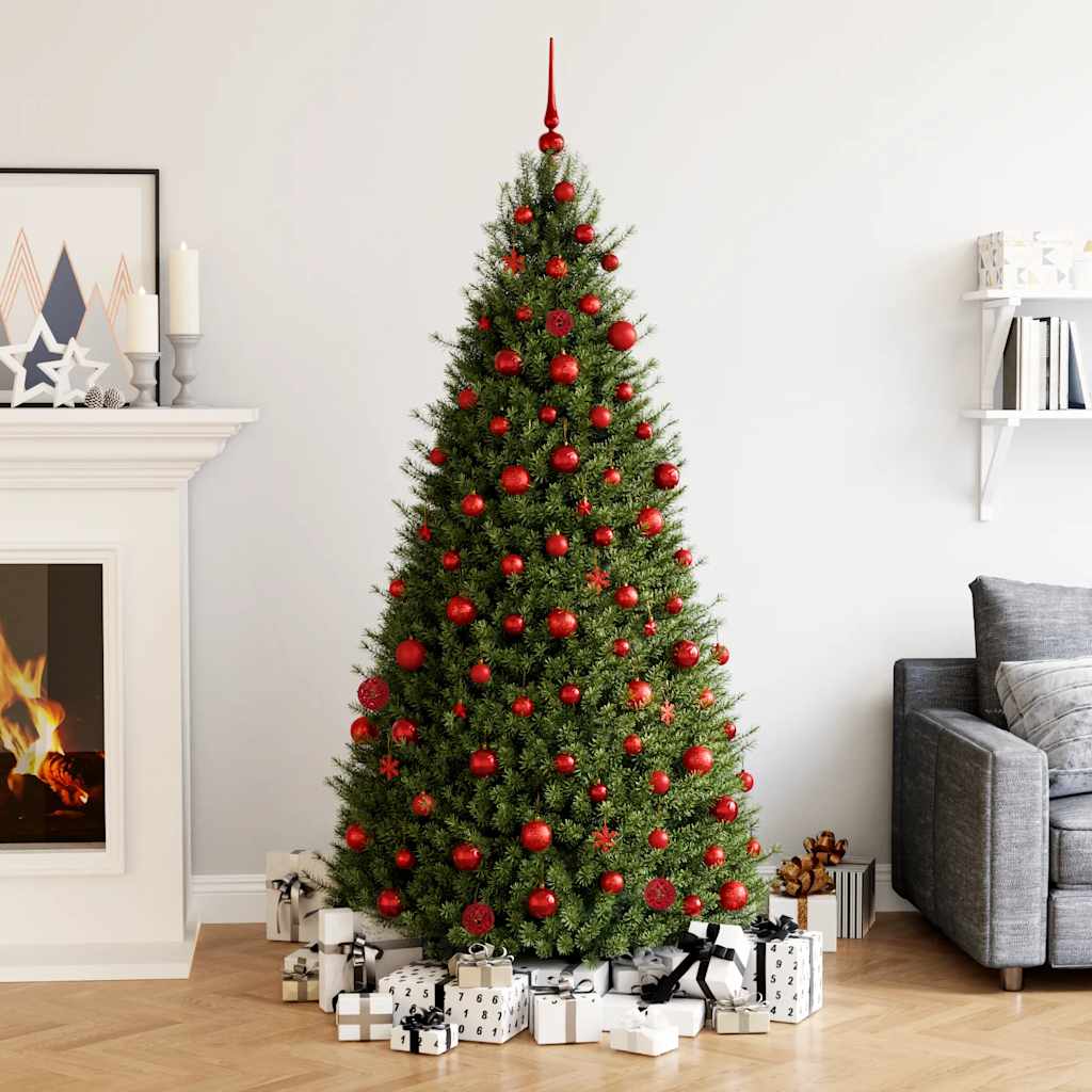 111 Pcs conjunto de enfeites de natal poliestireno vermelho