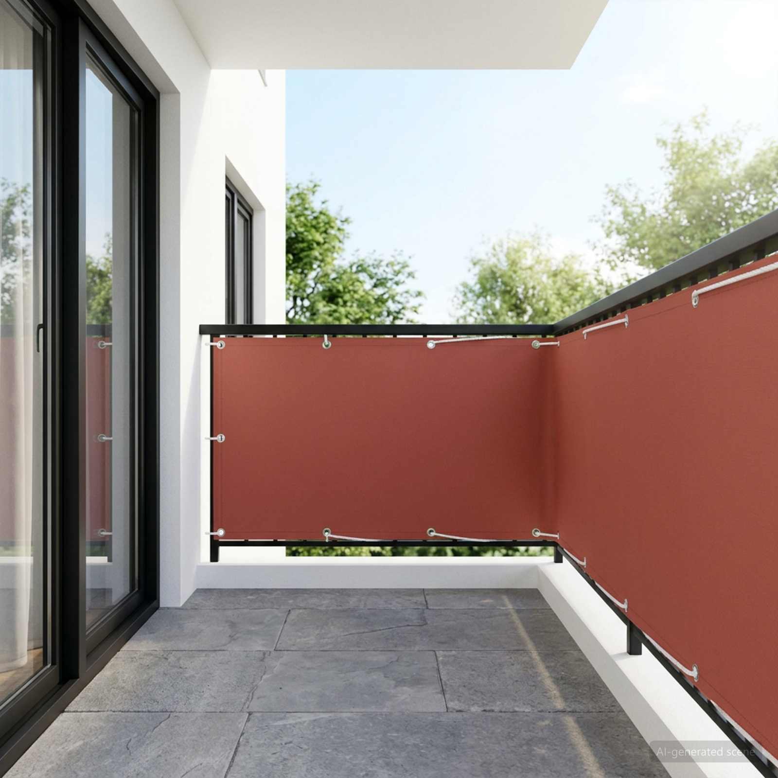 Tela de privacidade para varanda 150 x 800 cm