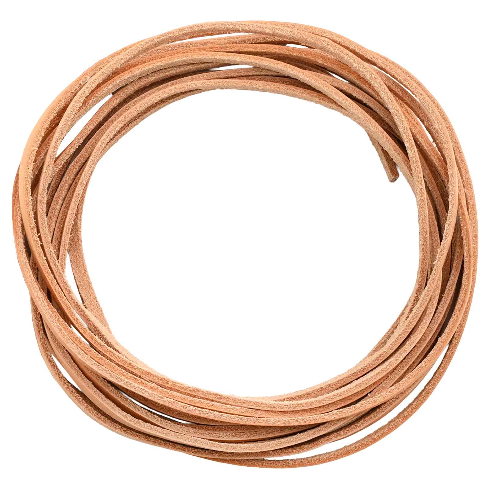 Pulseira de couro marrom claro 500 x 0,4 cm couro