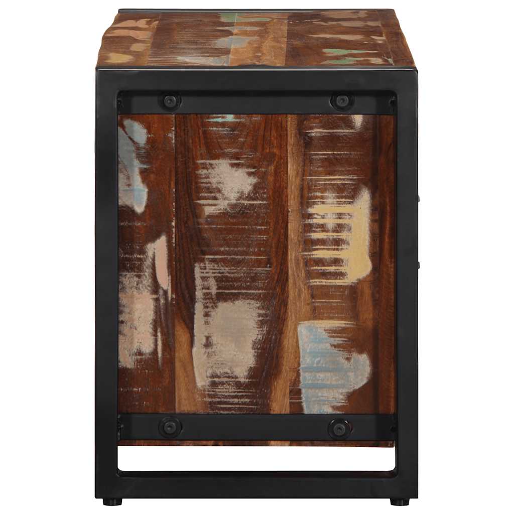 Móvel de TV 80x30x40 cm madeira recuperada maciça
