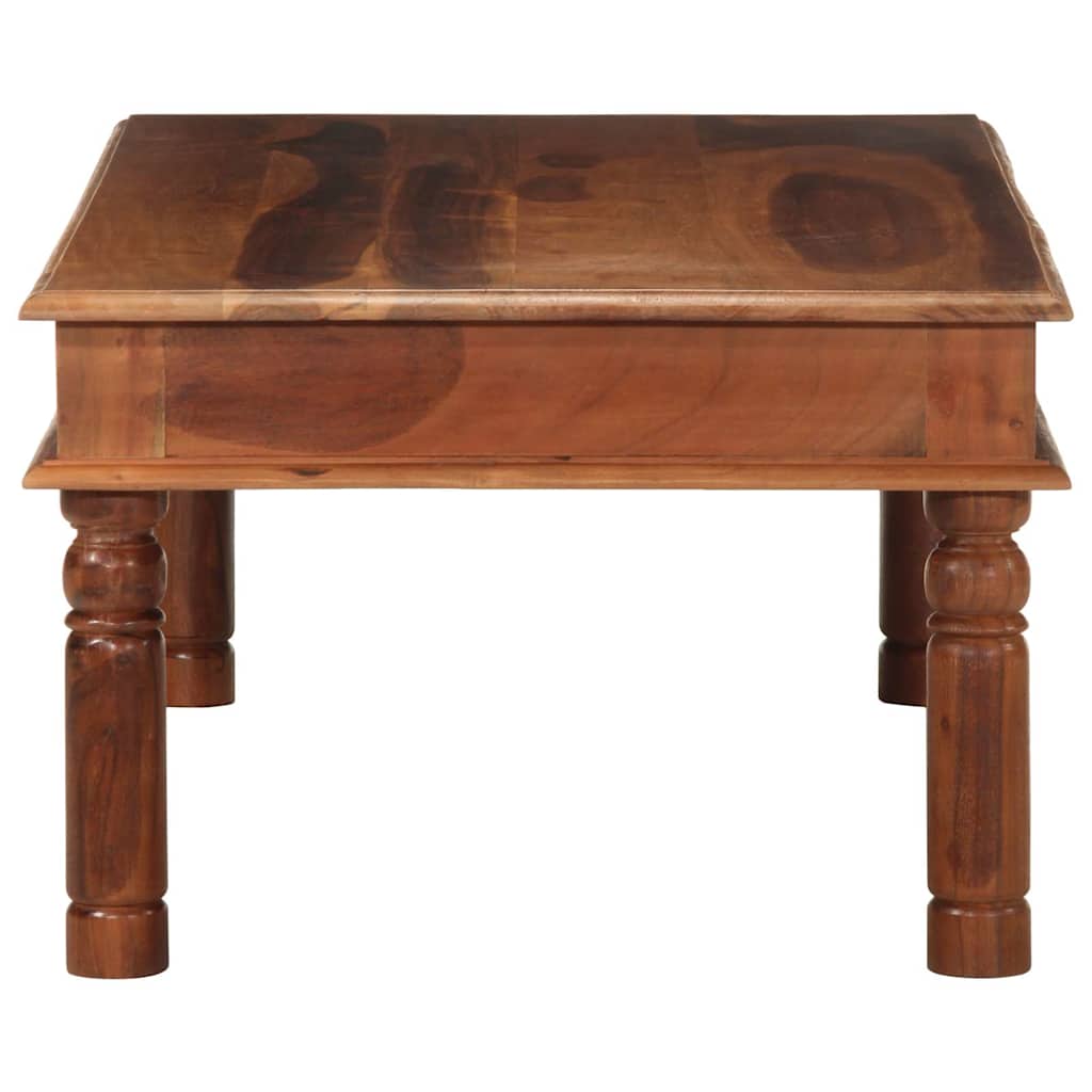 Mesa de centro 110x60x40 cm madeira maciça de acácia