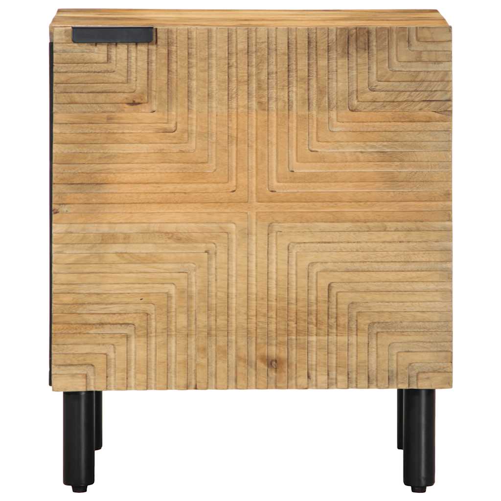Mesas de cabeceira 2 pcs castanho madeira mangueira maciça