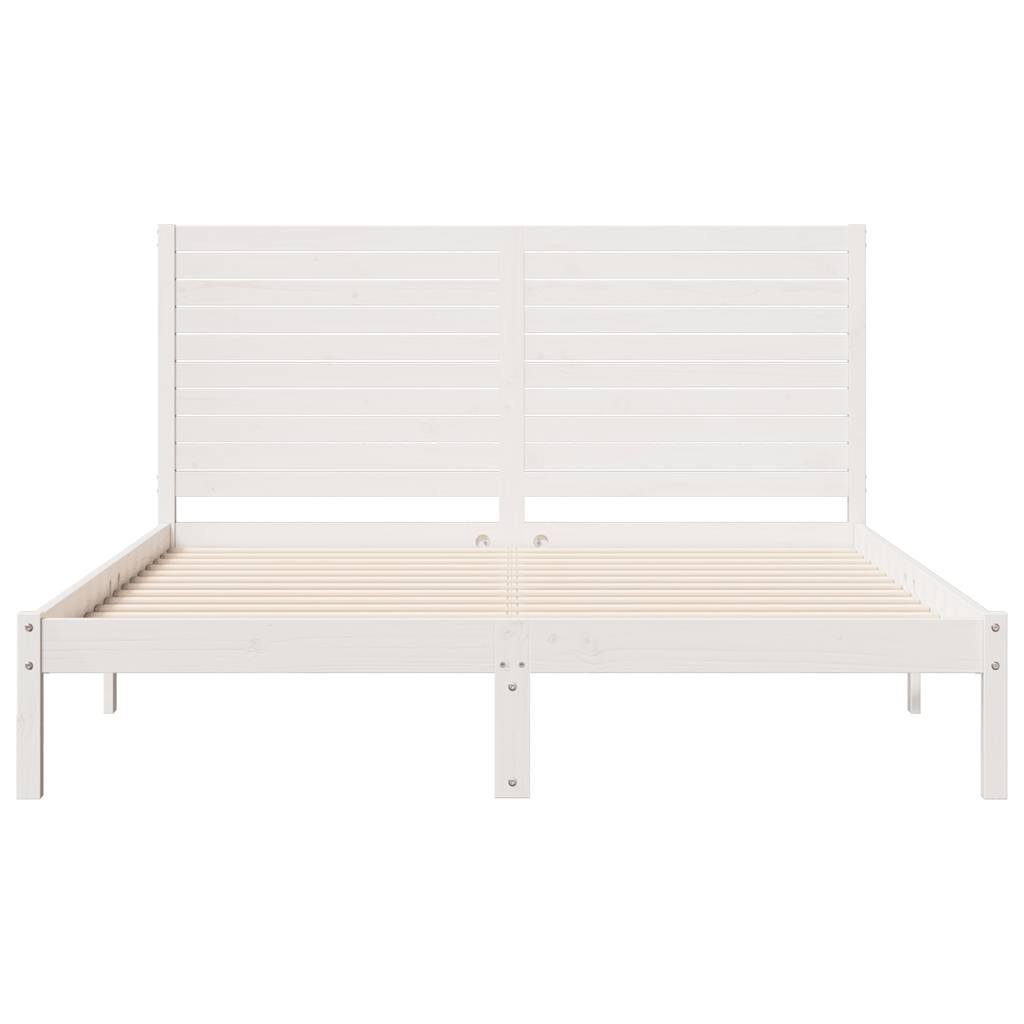 Cama extra longa sem colchão 140x220 cm madeira maciça