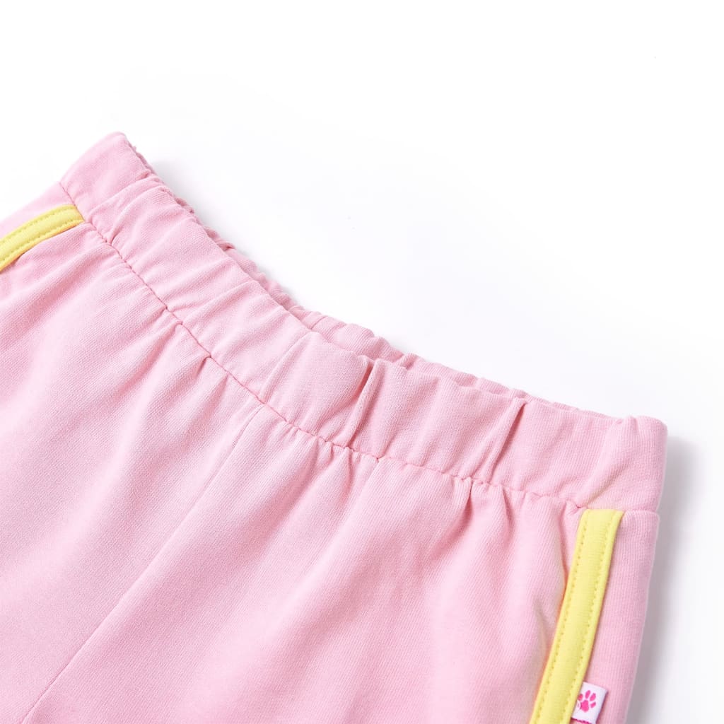 Calções de criança com debrum rosa brilhante 128