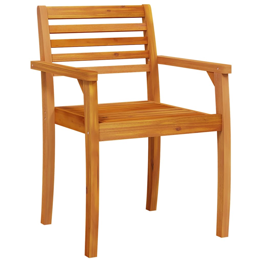 Cadeiras de jardim 6 pcs 59x55x85 cm madeira de acácia maciça