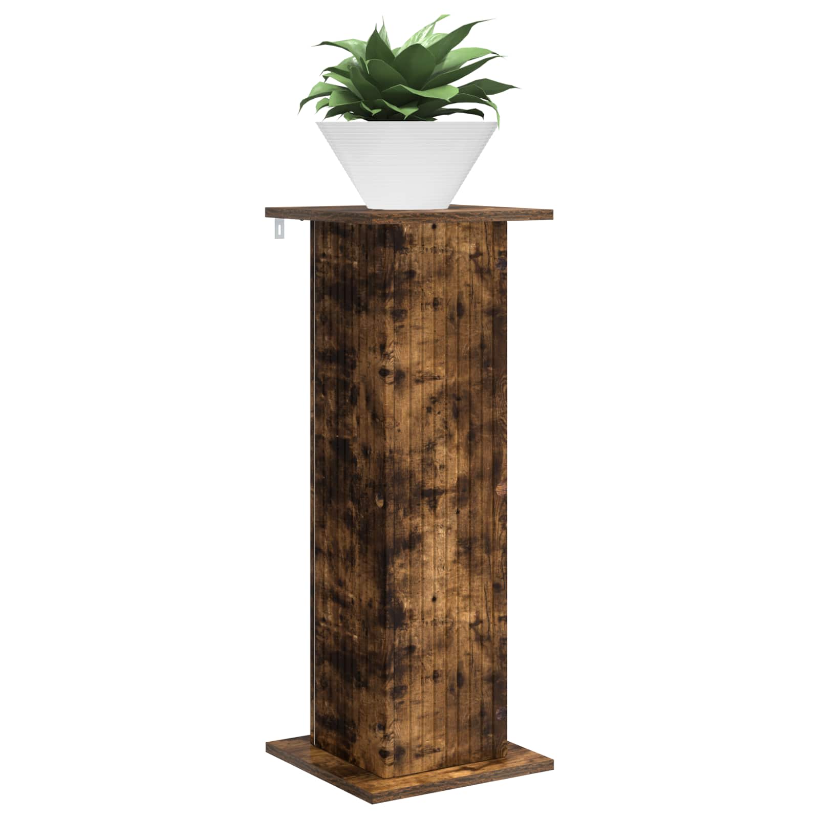 Suporte para plantas 2 unid. carvalho fumado