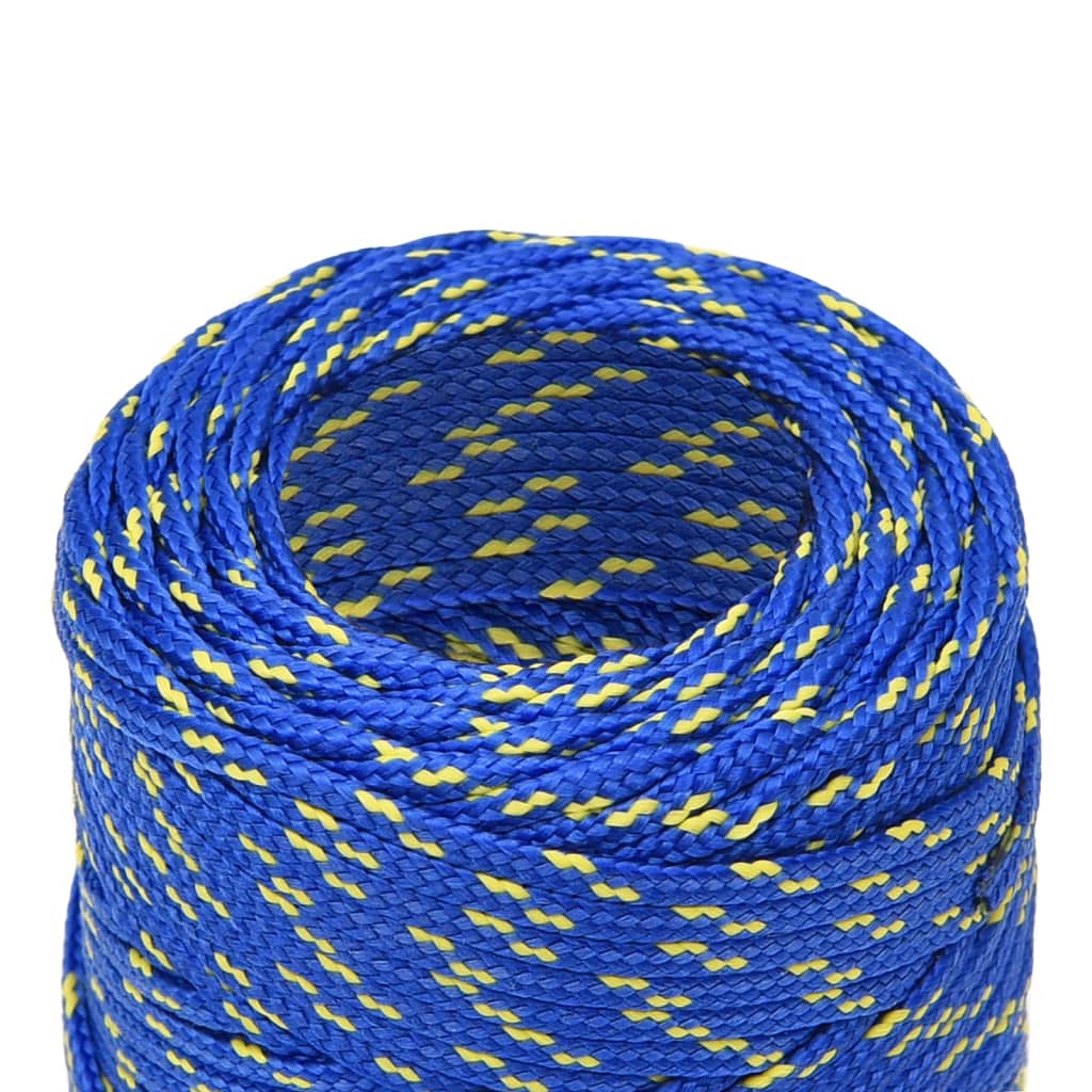Corda de barco 2 mm 50 m polipropileno azul