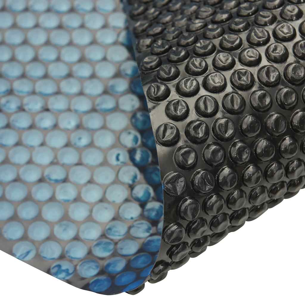Película p/ piscina PE solar flutuante 260x160 cm preto e azul