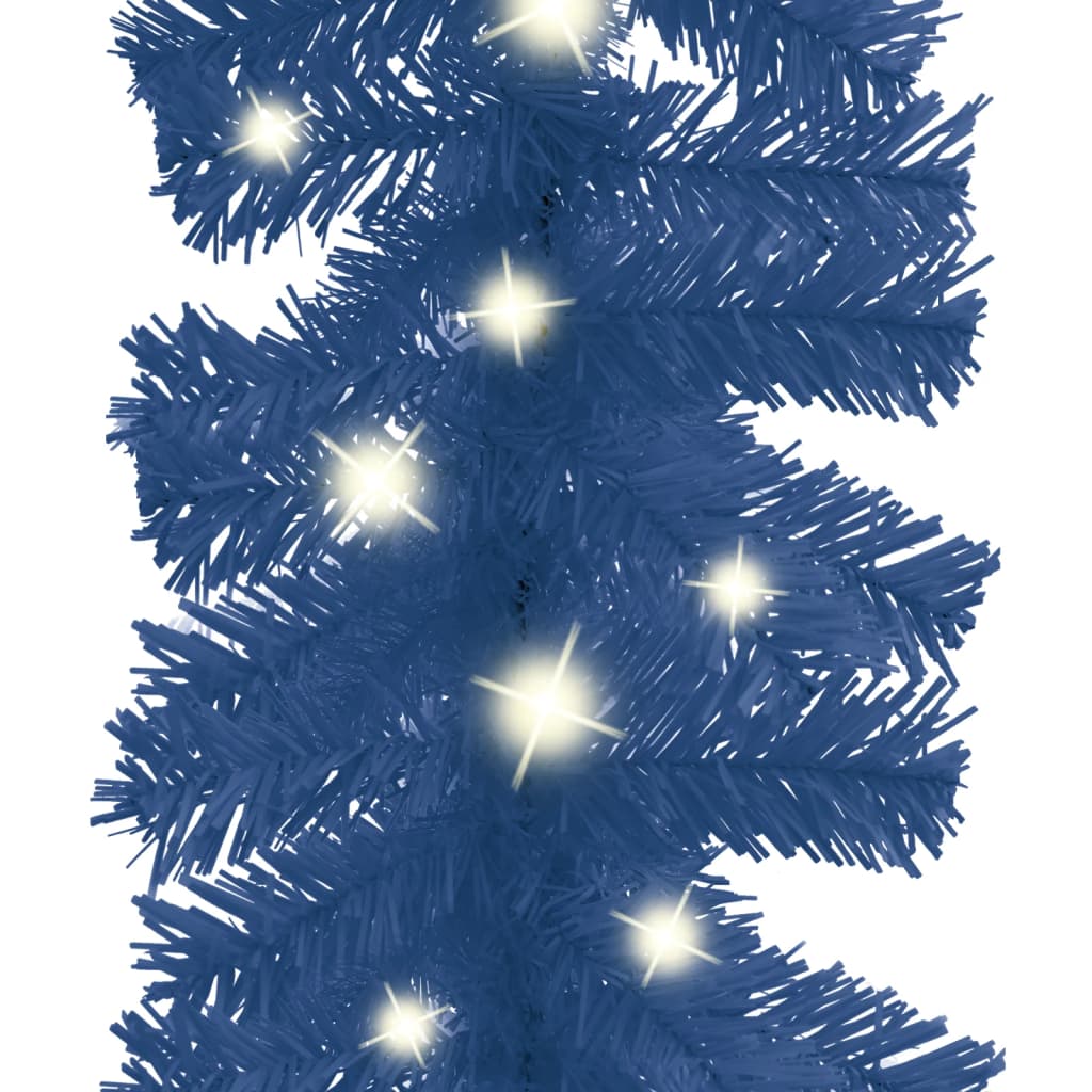 Grinalda de natal com luzes LED 5 m azul