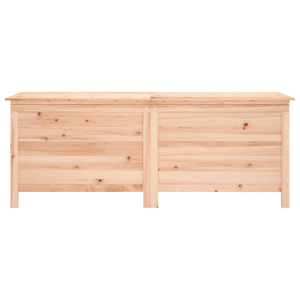Caixa de arrumação para jardim 150x50x56,5 cm abeto maciço