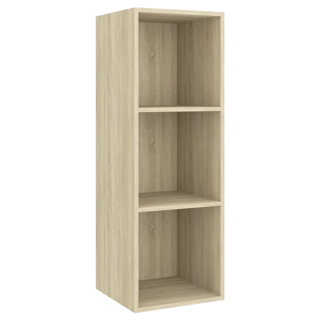 2 Pcs conjunto móveis de TV derivados madeira carvalho sonoma