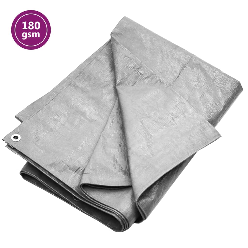 Lona 180 g/m² 4x4 m pead cinzento