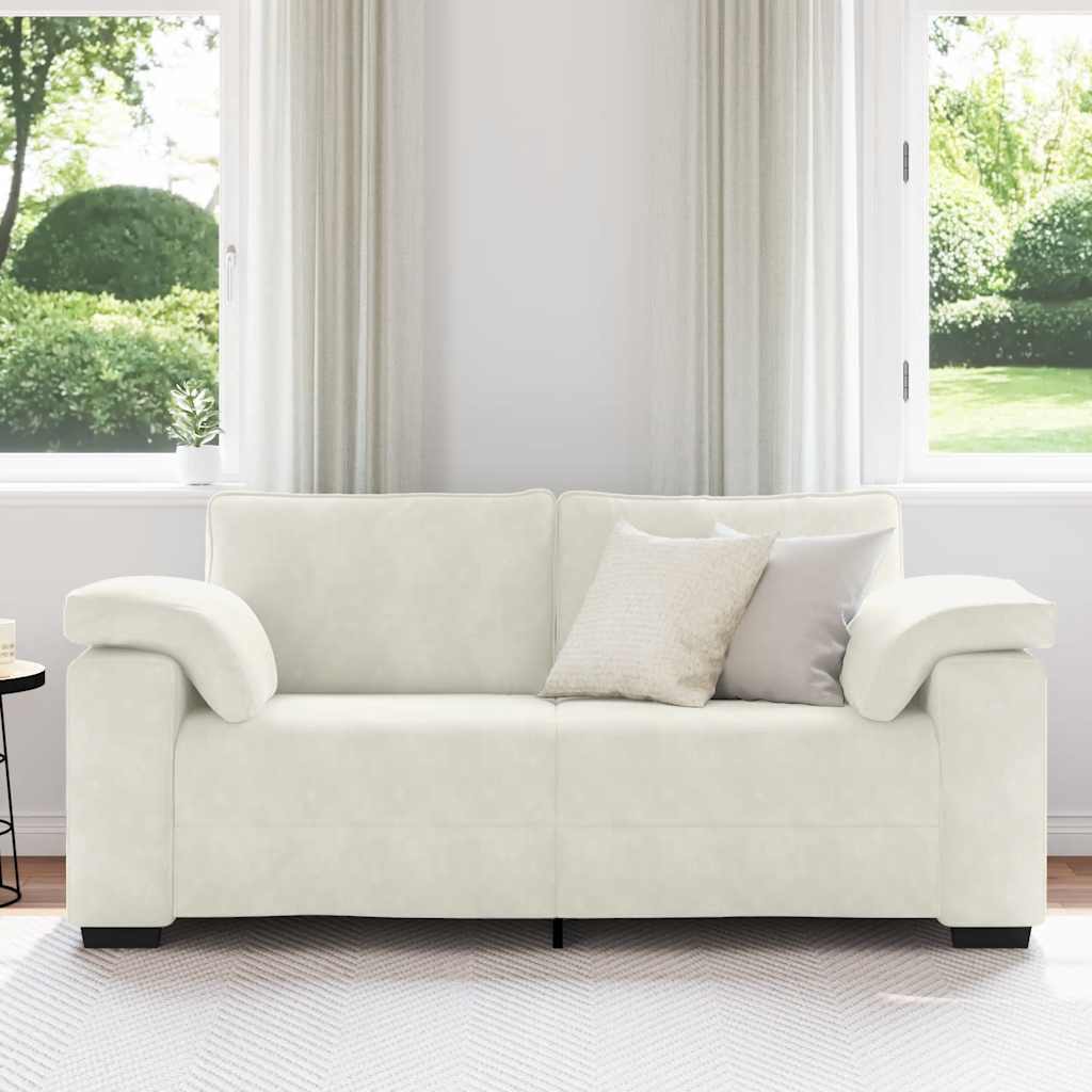 Sofá-luvas 180x77x82 cm veludo creme