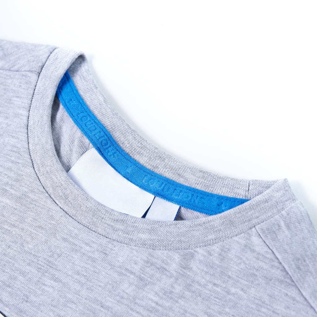 T-shirt para criança cinzento 128