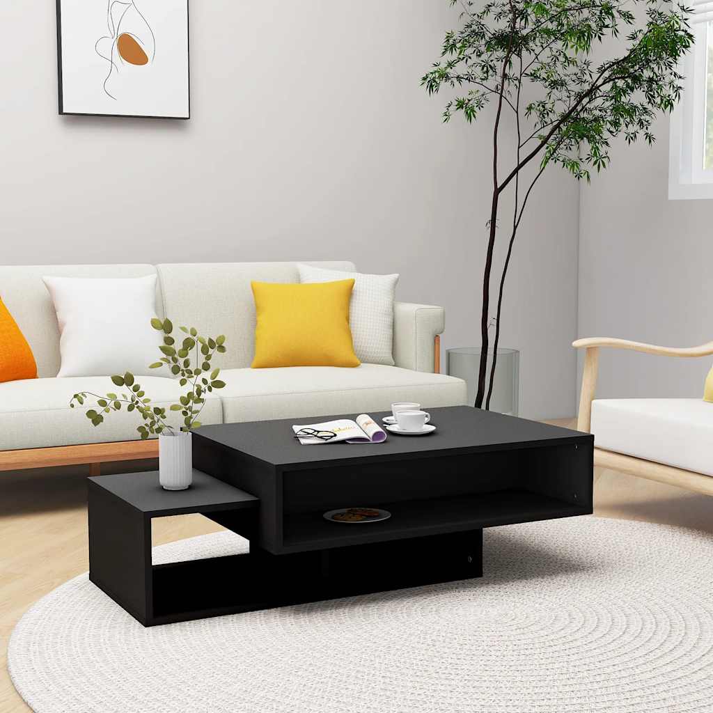 Mesa de centro 105x55x32 cm derivados de madeira preto