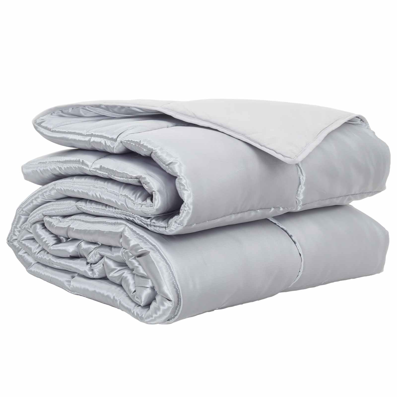 Duvet de ano inteiro 155 x 200 cm 300 gsm prateado