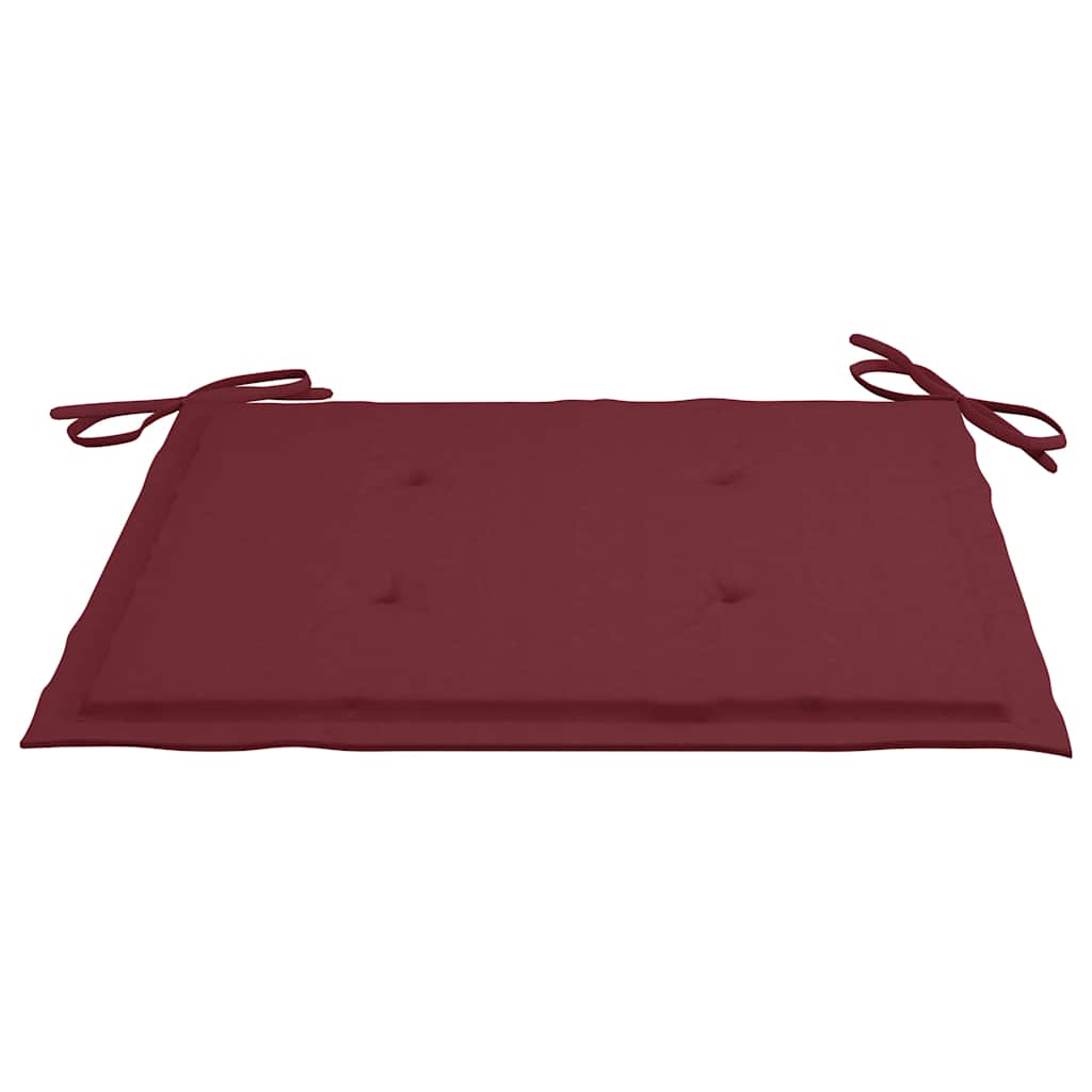 Cadeiras exterior dobráveis c/ almofadões 4 pcs acácia maciça