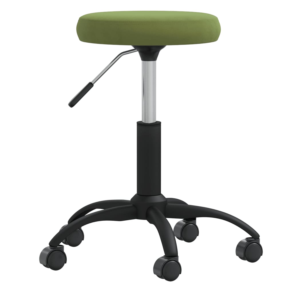 Banco de massagens veludo verde-claro