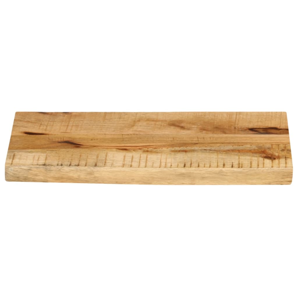 Tampo de mesa c/ borda viva 60x30x2,5cm mangueira áspera maciça