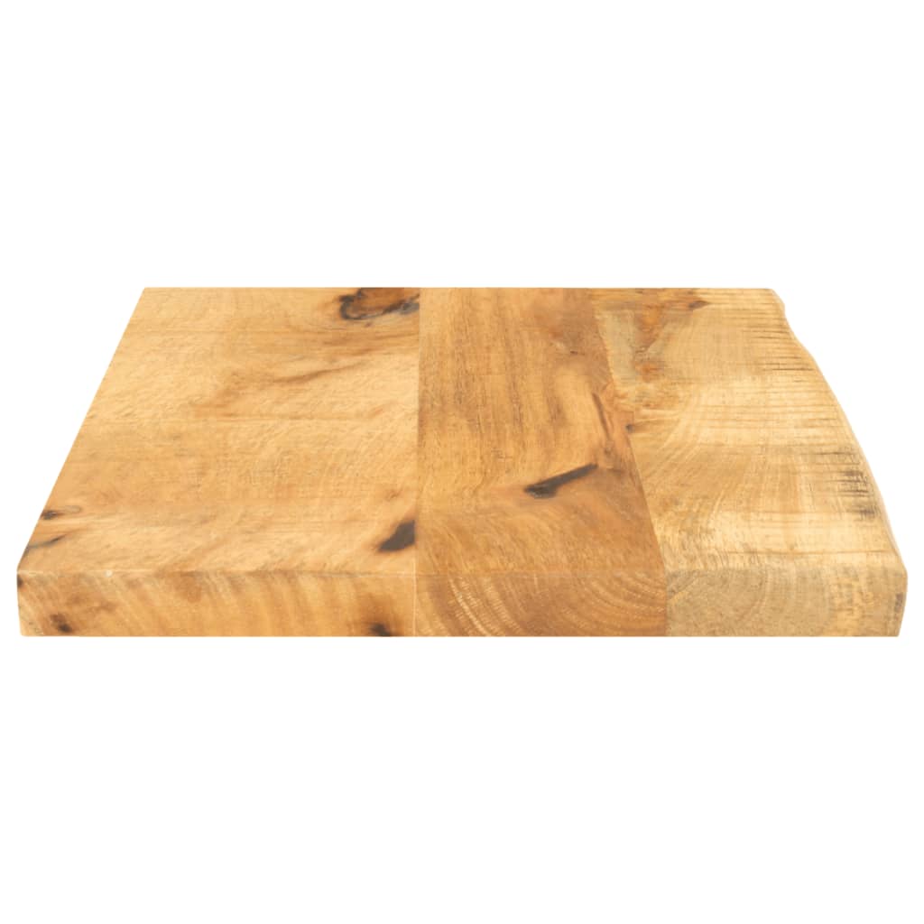 Tampo de mesa c/ borda viva 60x30x2,5cm mangueira áspera maciça
