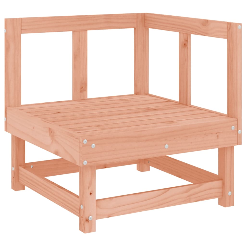 3 Pcs conjunto lounge de jardim madeira de douglas maciça