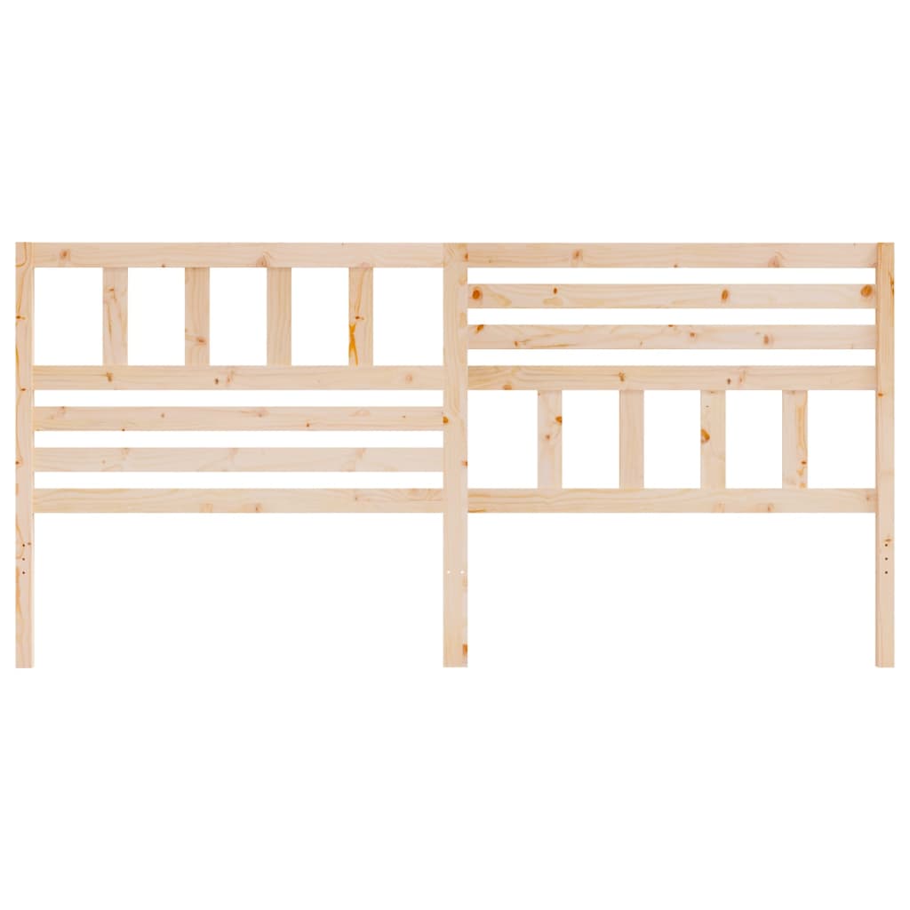 Cabeceira de cama 186x4x100 cm pinho maciço