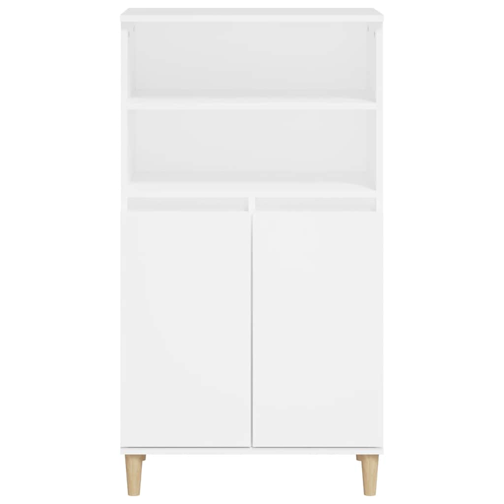 Aparador alto 60x36x110 cm derivados de madeira branco