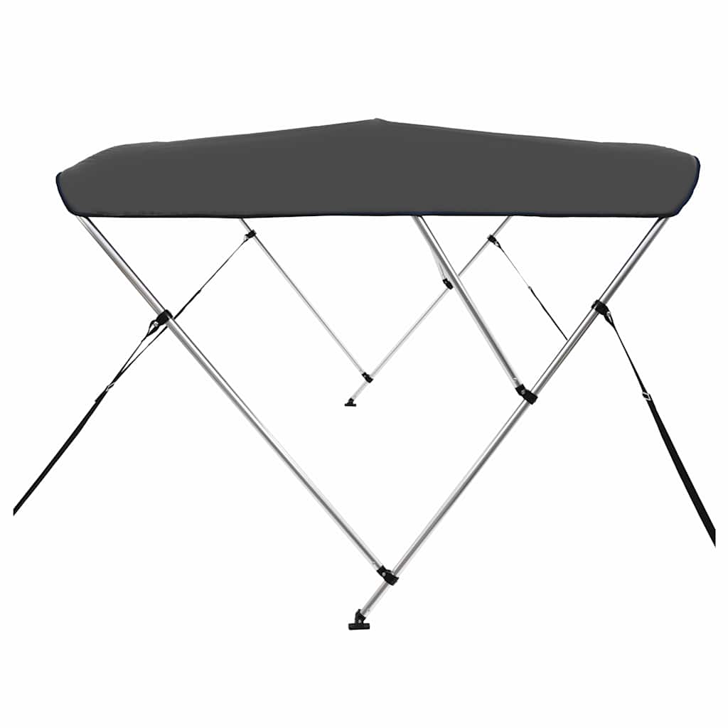 Toldo em 3 arcos bimini 183x140x137 cm antracite