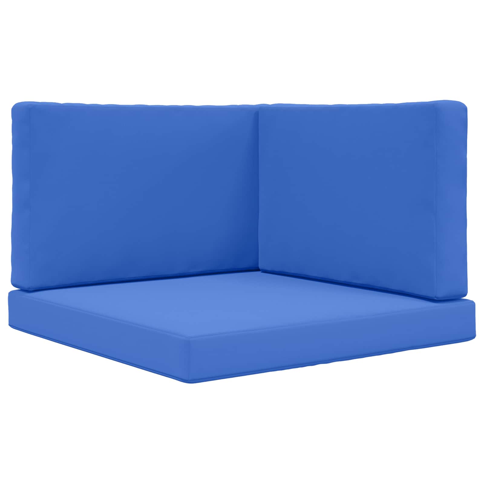 Almofada para sofá externo poliéster azul royal 80 x 80 x 8 cm