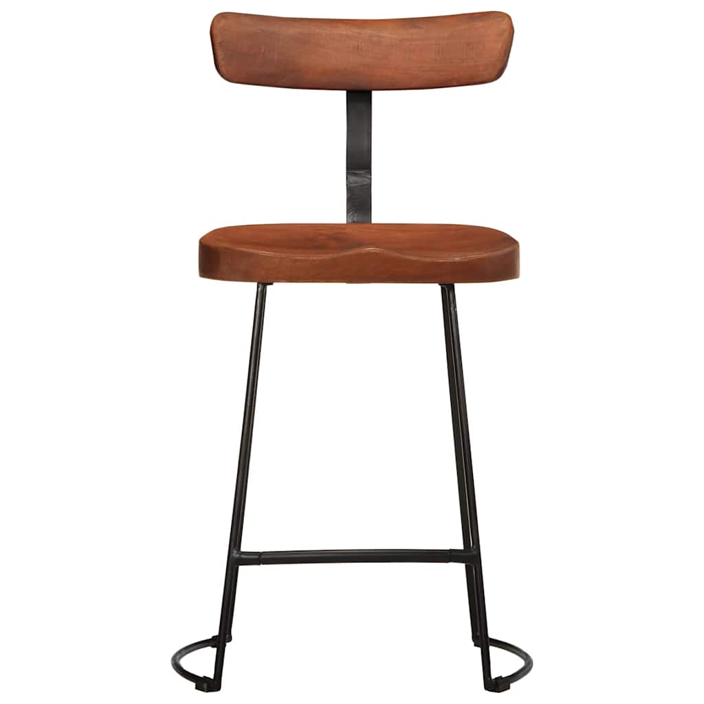 Bancos de bar 2 pcs 49x43x79 cm madeira de mangueira maciça