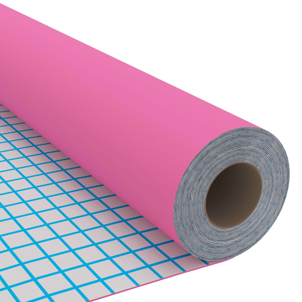 Autocolante para móveis 500x90 cm PVC rosa brilhante