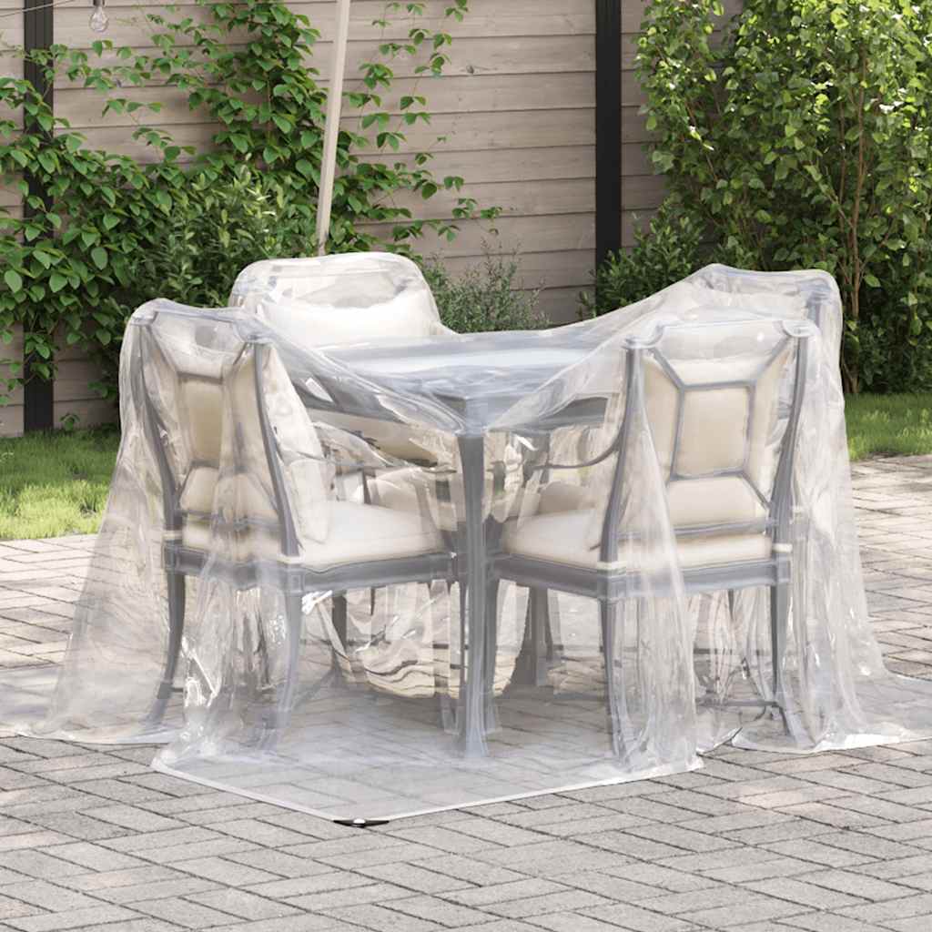 Lona transparente com ilhós 2x2 m polietileno
