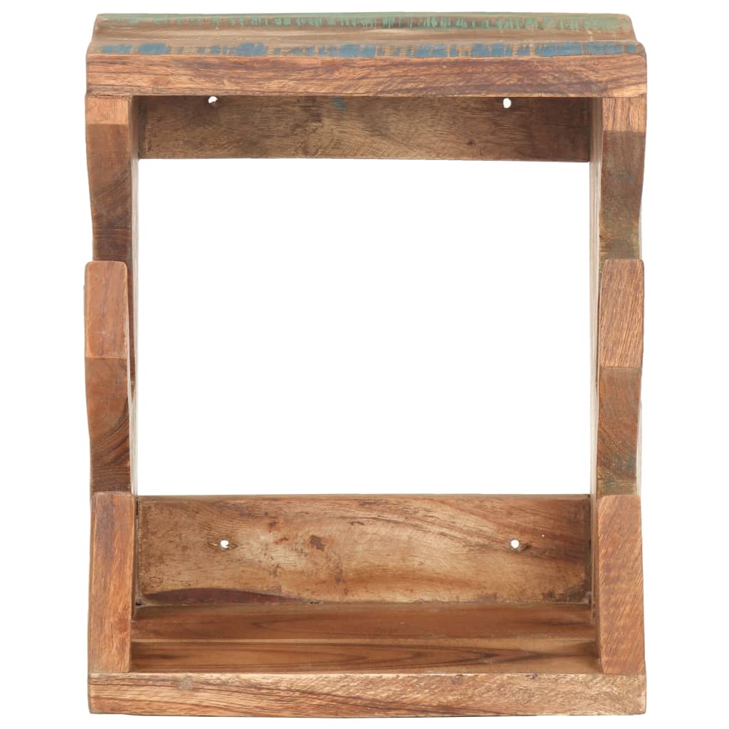 Suporte parede p/ skates 25x20x30 cm madeira recuperada maciça