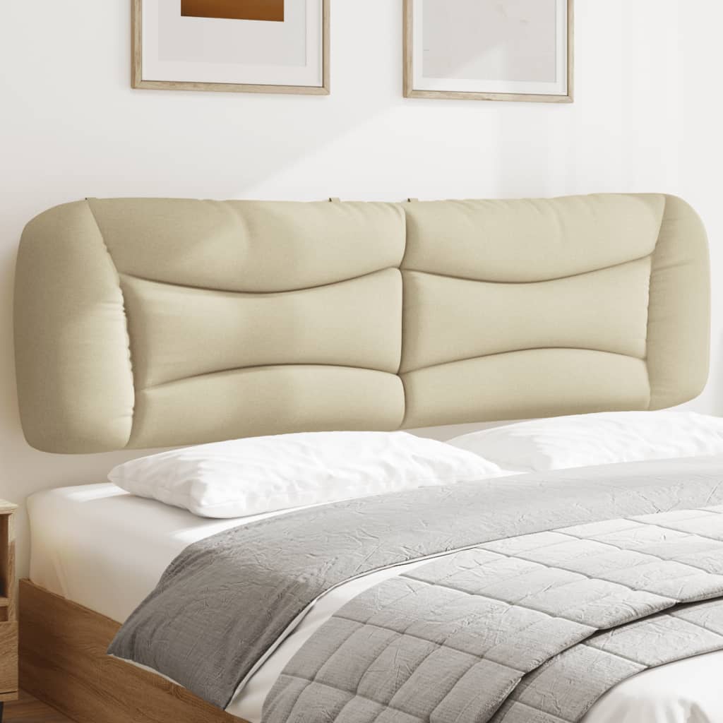 Almofadão de cabeceira hvar 180 cm tecido creme