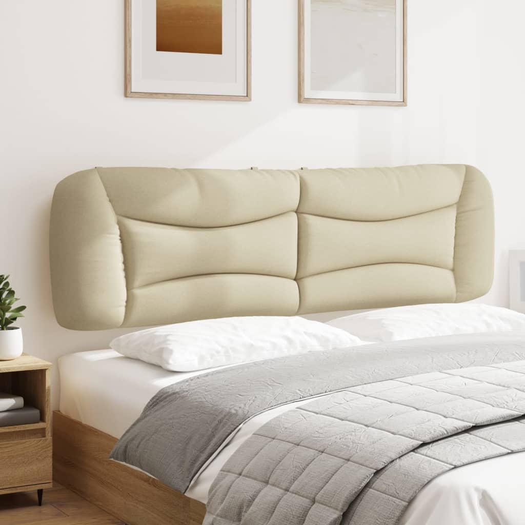 Almofadão de cabeceira hvar 180 cm tecido creme