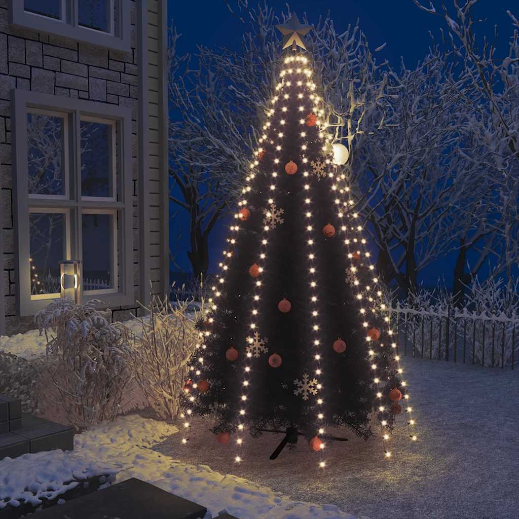 Cordão de luzes para árvore de natal 300 luzes LED 300 cm