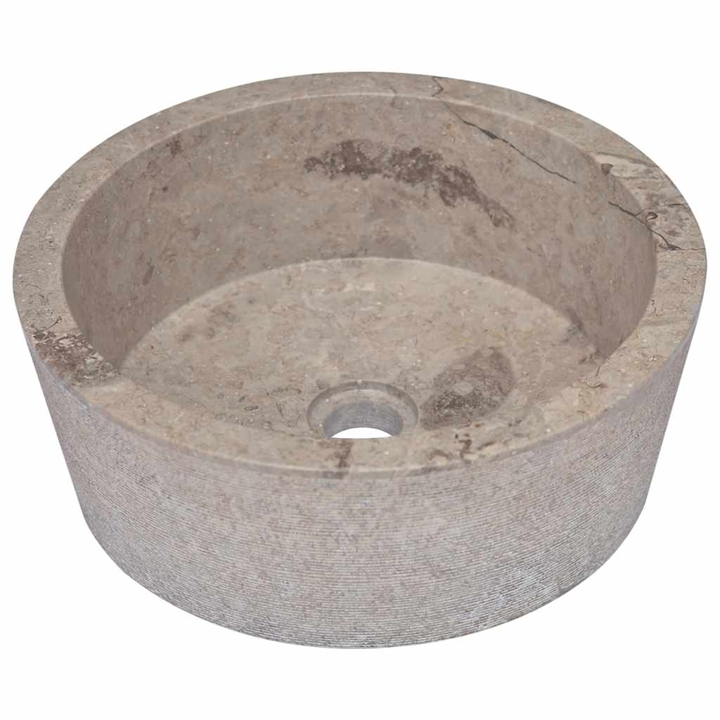 Lavatório ø40x15 mármore cinzento