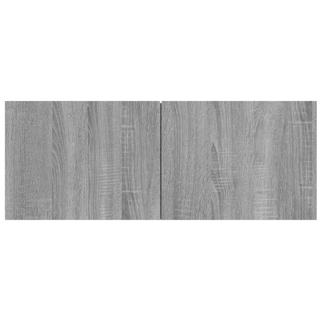 Móveis TV 2pcs 80x30x30 cm derivados madeira cinzento sonoma