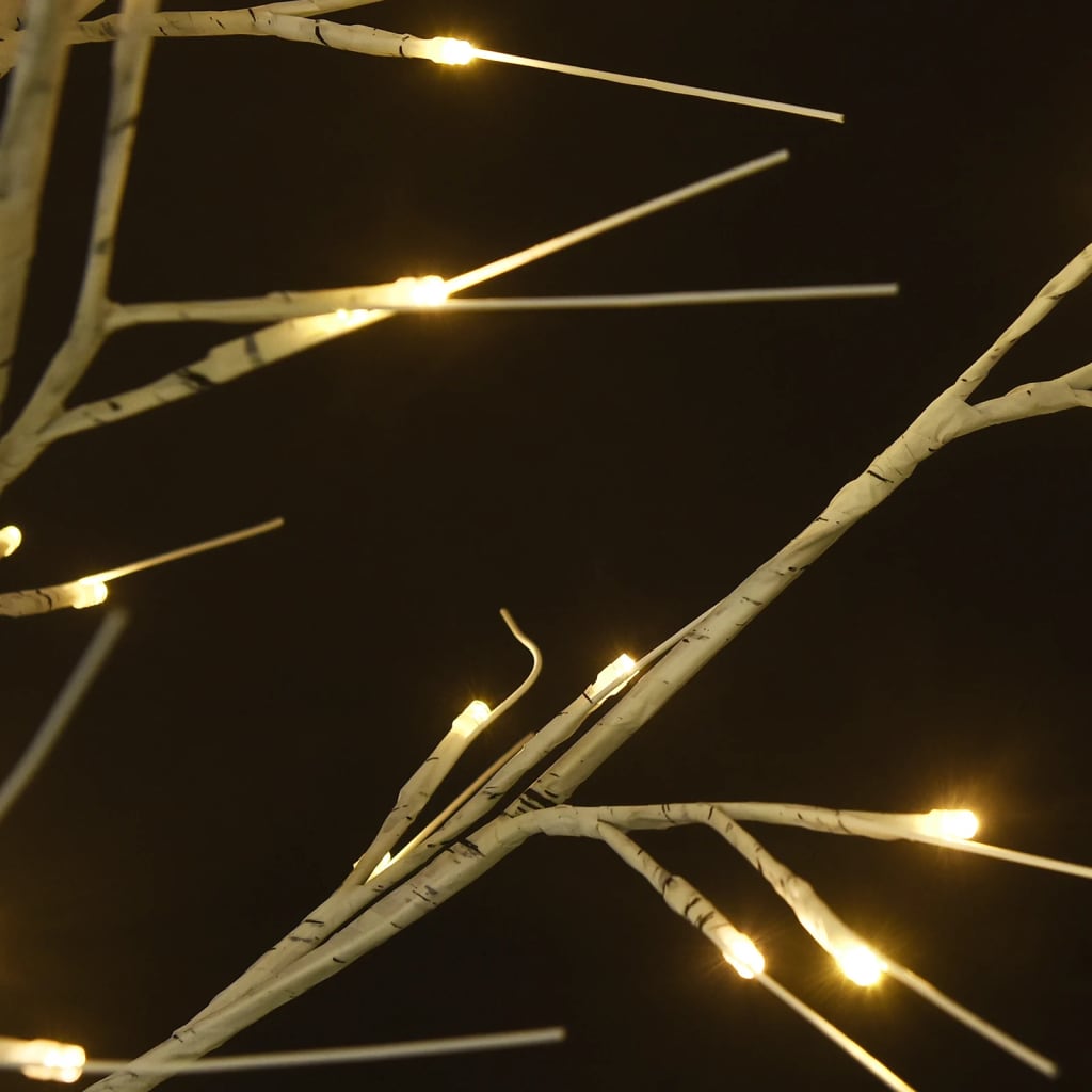 Árvore de natal 200 leds salgueiro int./ext. 2,2m branco quente