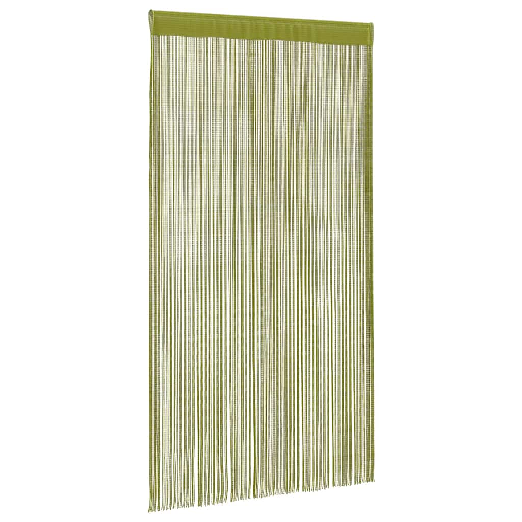 Cortinas de fios 2 pcs 140x250 cm verde
