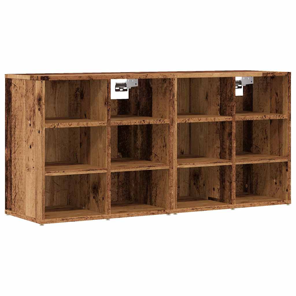Sapateiras 2 pcs madeira velha 52x30x50 cm