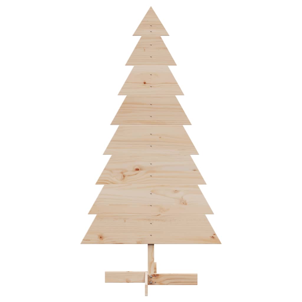 Árvore de natal decorativa 150 cm madeira de pinho maciça