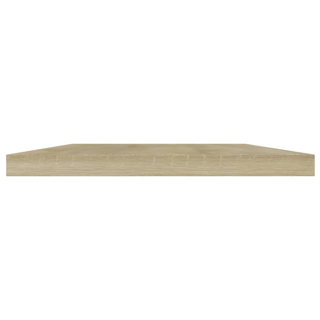 Prateleiras estante 4pcs 40x20x1,5cm contraplacado cor carvalho