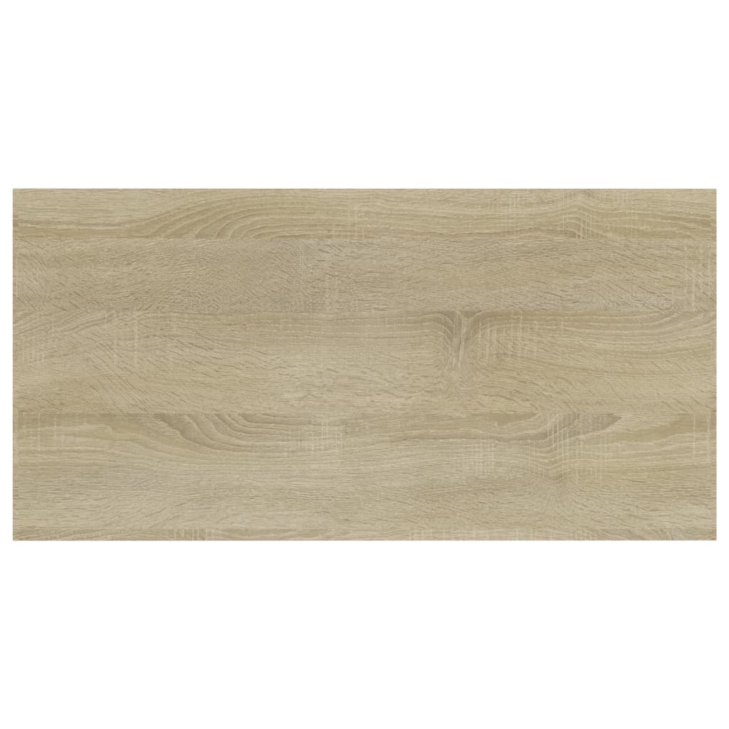 Prateleiras estante 4pcs 40x20x1,5cm contraplacado cor carvalho