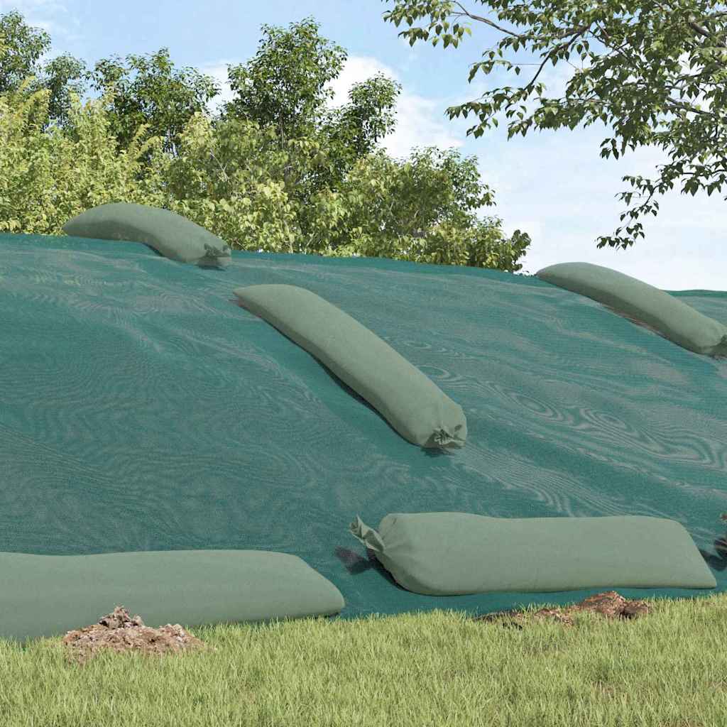 Cobertura para silo verde 8 x 5 m HDPE