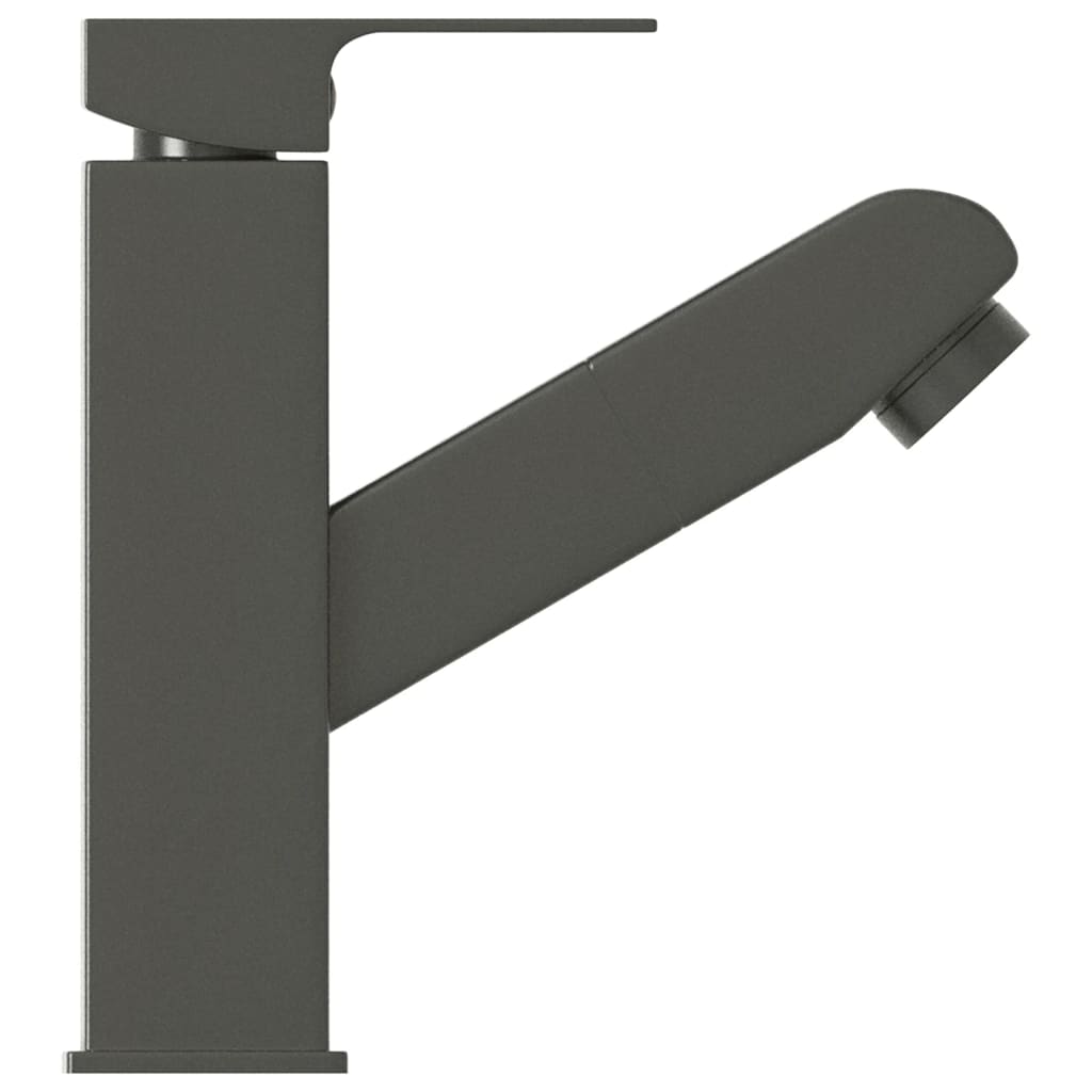 Torneira extraível p/ lavatório casa de banho 157x172 mm cinza